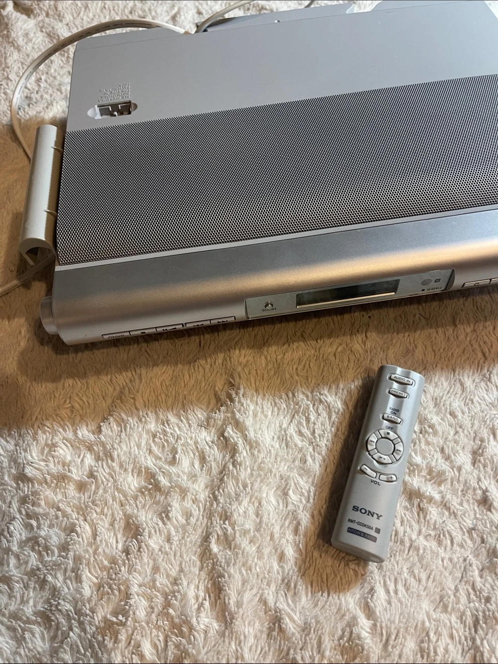 Sony ICF- CDK50 under counter FMAM clock radio
